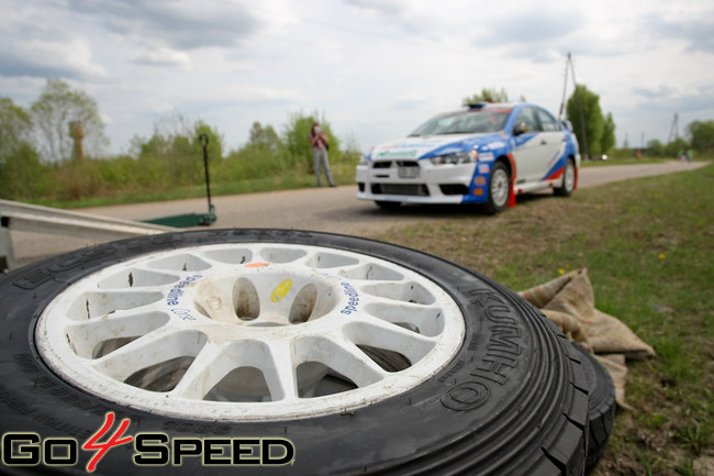 Jocke Nyman testi pirms BTA rally Talsi 2011