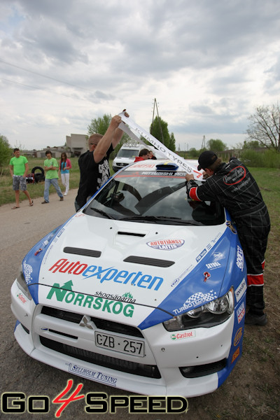 Jocke Nyman testi pirms BTA rally Talsi 2011