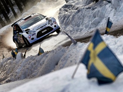 Zviedrijas WRC ralliju negaidīti ar ātrāko laiku sāk Nitiša konkurents rallijkrosā