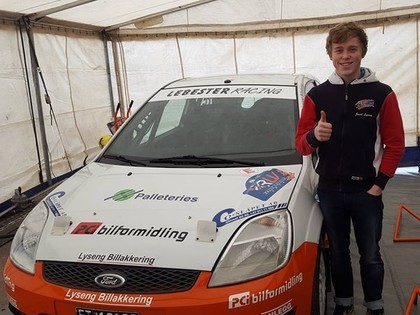 Jaunais norvēģu autosportists savu rallija karjeru turpinās attīstīt Latvijā