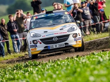 'Opel Motorsport' ar trim ekipāžām turpinās startēt Eiropas rallija čempionātā