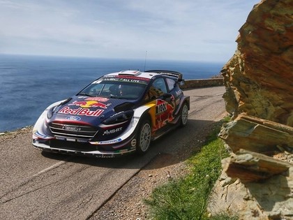 Korsikas WRC rallijā uzvaru izcīna Ožjē, Tanaks nosargā 2.vietu
