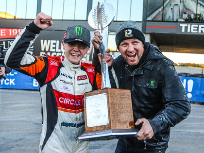 Nitišam 'RallyX Nordic' debijā 4.vieta, Olivers Solbergs kļūst par čempionu