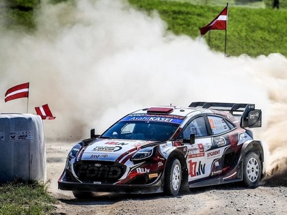 Sesks/Francis pārsteidz un pēc Polijas WRC otrās dienas ir starp līderiem