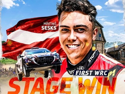 Mārtiņš Sesks izvirzīts nominācijai 'Gada izrāviens WRC'