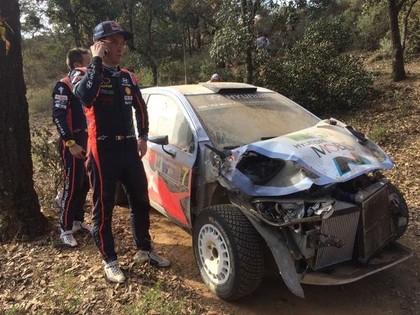 Meksikas WRC rallijā līderis Ožjē, Kubica un Noivils uzmet kūleni (VIDEO)