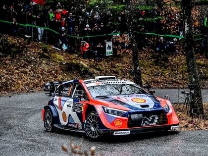 Montekarlo WRC treniņos ātrākais Tanaks