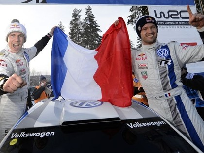 Ožjē izcīna VW pirmo WRC uzvaru, Novikovam atkal nepaveicas 