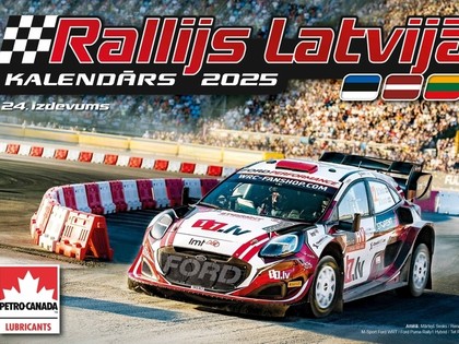 Iznācis jaunais 2025. gada 'Kalendārs Rallijs Latvijā'