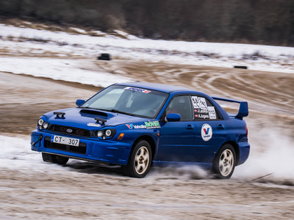 Vidzemes ziemas autosprinta kausa posmā Madonā uzvaras svin stabilākie sportisti