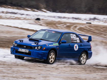 Vidzemes ziemas autosprinta kausa posmā Madonā uzvaras svin stabilākie sportisti