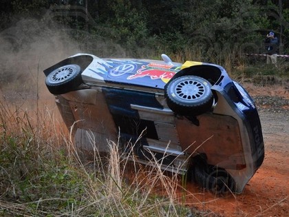 Austrālijas WRC treniņos ātrāko laiku uzrāda Ožjē, kurš gandrīz apgāžas (VIDEO)