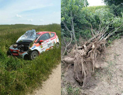 Sirmacim debija WRC beidzas ar avāriju (FOTO)
