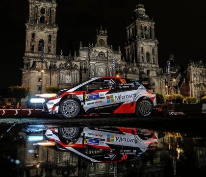 Meksikas WRC rallijā līderis Hanninens, Evansam cīņa par uzvaru beigusies 
