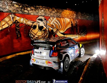   Ožjē kļūst par Meksikas WRC rallija līderi (VIDEO)